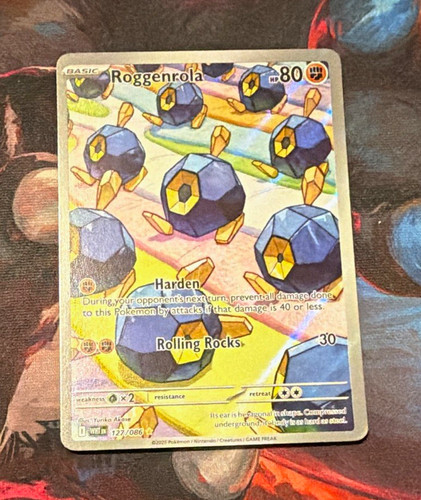 The Pokémon Company Roggenrola 127/086 Sv: White Flare Holo Illus Rare ENG 80 HP