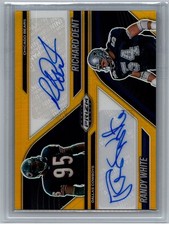 2025 Topps Chrome GOLD DUAL AUTO /10 Richard Dent/Randy White #Bears #Cowboys