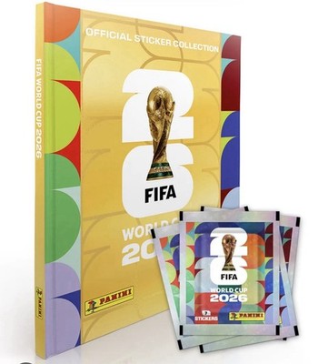 Panini FIFA World Cup 2026 Premium Gold Hardcover Album LATAM + 10 Packets