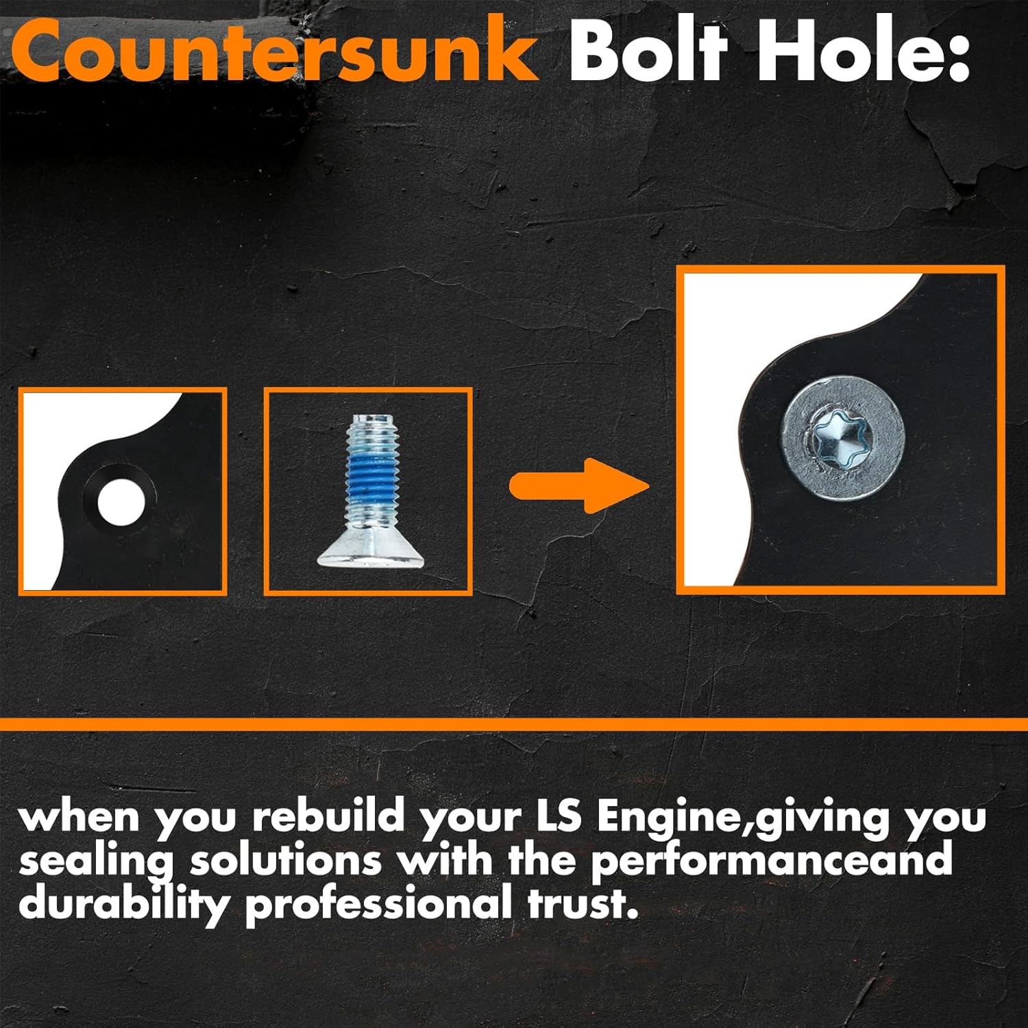 Camshaft Retainer Plate Gasket Bolt Kit Compatible with Gen III IV V Engines for