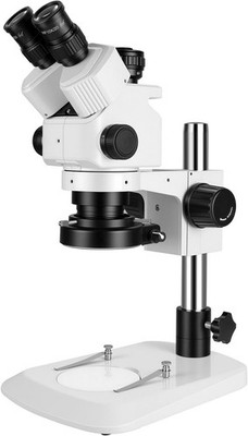 PROFESSIONAL TRINOCULAR STEREO ZOOM MICROSCOPE 6X-45X MAGNIFICATION, & MORE, NEW