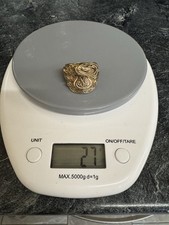 Heavy Gold Saddle Ring Men's