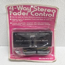 Kraco 4-way Stereo Fader Control Model KS-127 Vintage