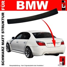 Lackschutzfolie Ladekantenschutz für BMW 5er Limo E60 2004-2010 Schwarz matt 