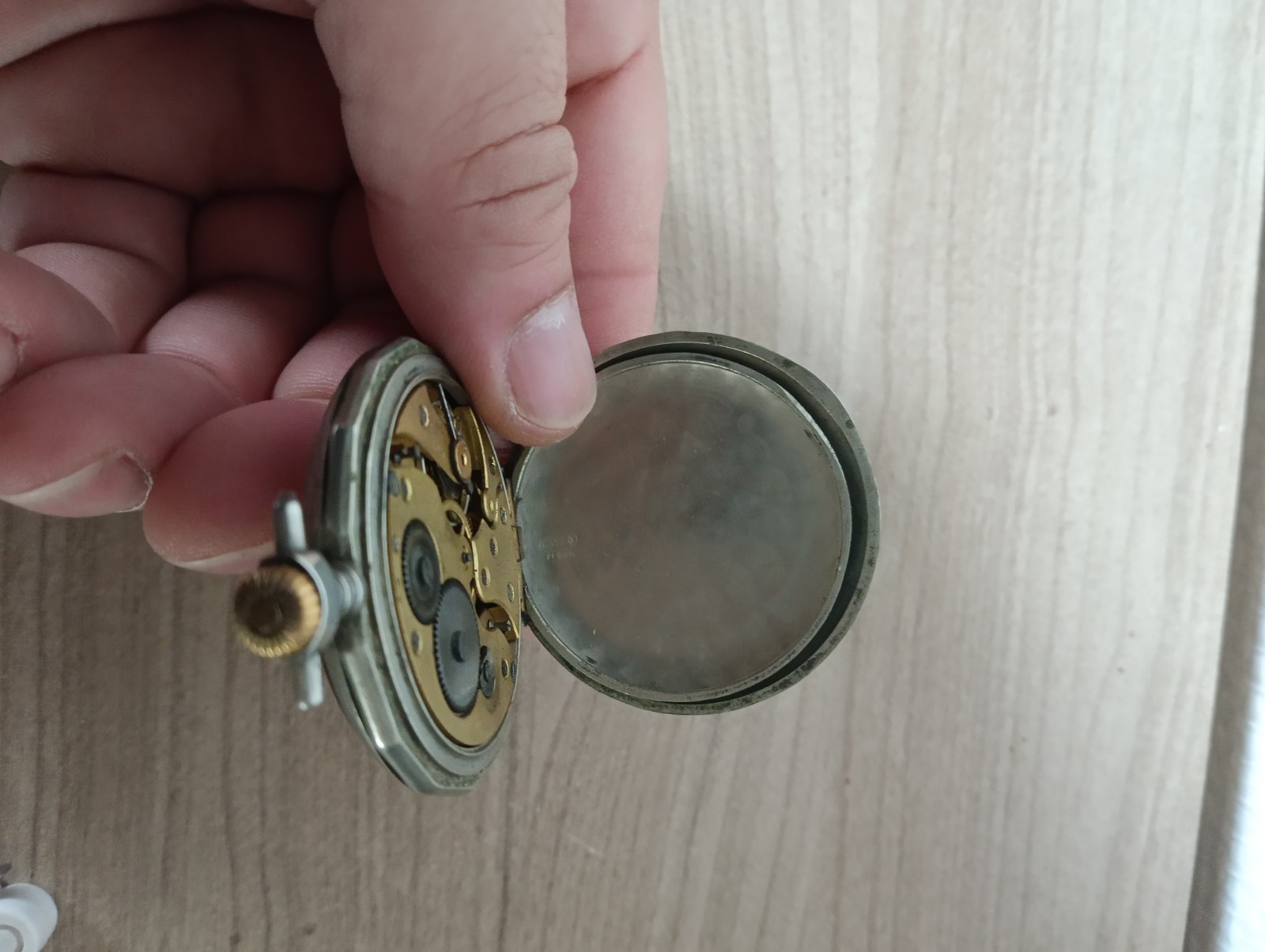 Silver Chronometer Pocket Watch BF - image 7