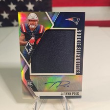 2024 Panini Phoenix Ja'Lynn Polk Rookie Silhouettes /149 RC MEM Patriots SP