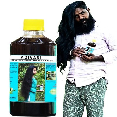 Adi Sri Maruthi Adivasi Jeeva Sanjeevini Hair Oil Made By Pure Adivasi Ayurvedic