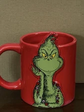Grinch "Feeling Grinchy & Green Grinch Mug Cups Xmas Dr Seuss - Bundles Of 2