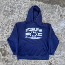 Navy and white Penn State Nittany Lions hoodie PennState Size: L