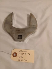 Matco RCCFS76 Open End Crows Foot 2-7/16 inch, 1/2 drive