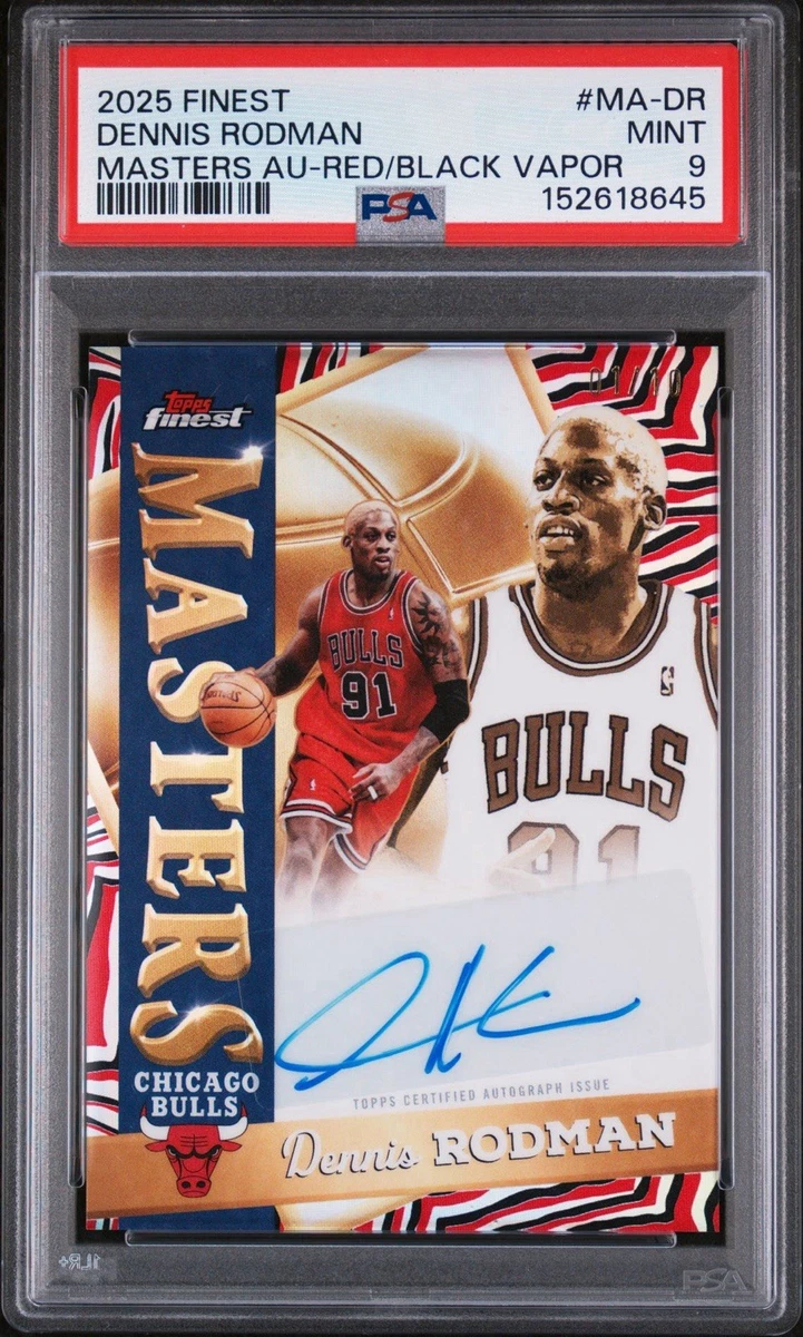 Topps Dennis Rodman Basketball Serial Numbered Sports Trading