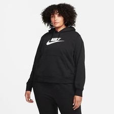 Nike Sportswear Club Fleece Women's Pullover Hoodie Black 3X