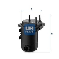 UFI Kraftstofffilter 24.098.00 Passend FüR Nissan Renault