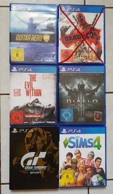 Verschiedene PS4 Spiele zur Auswahl (Guter Zustand, höchstens Kratzer auf Hülle)