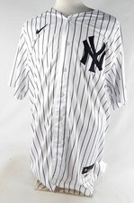 2020 New York Yankees Luis Avilan #70 Game Used White Jersey Whitey Ford 16 P 5