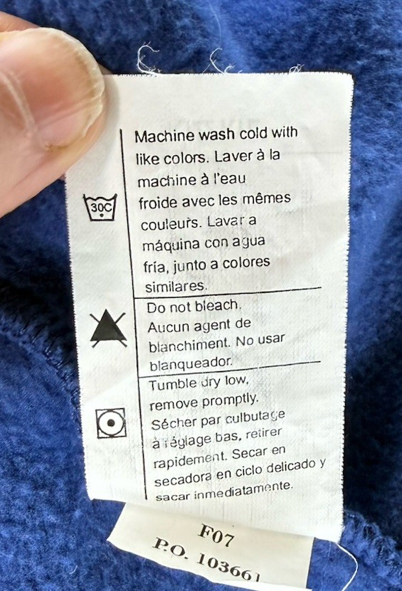 Carhartt Full Zip Hoodie Mens Sz L Workwear Blue thumbnail 9