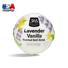 Bath Bomb Fizzing Lavender Vanilla 2.8 Oz Aromatherapy Relaxation