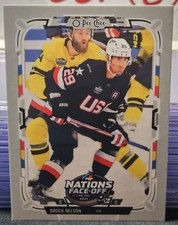 25-26 O-Pee-Chee Brock Nelson 4 Nations Face-Off 🚨🚨🚨 Colorado Avalanche 