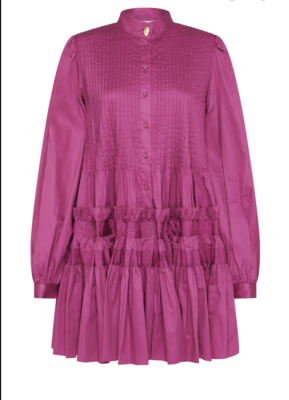 knee length dresses for ladies Aje - Flared long dress with cut-out detail main image 1