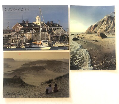 Postcard Lot of 3,  Martha's Vineyard, Cape Cod
