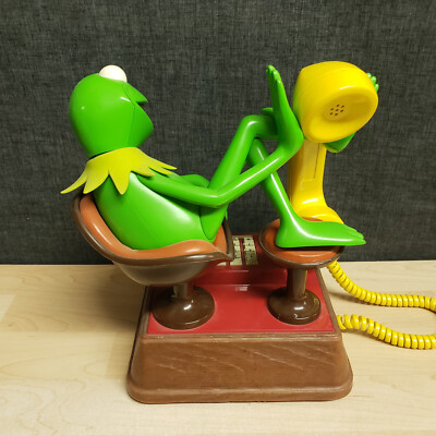 Kermit the Frog Comdial ATC Phone With Original Box,Muppets,Jim