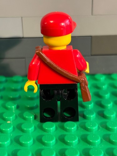 7687-11 Mailman + BAG 2009 CITY Advent Calendar post008 Lego Minifigure COMPLETE - Picture 3 of 3