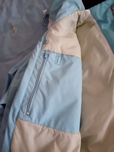 Nofear Ski Jacket size 14 light blue padded - Picture 6 of 11
