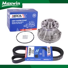 Water Pump w/ Belt Fit 04-10 Ford E-350 F-250 F-350 F-450 F-550 Super Duty 6.0L