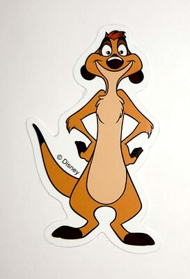 Disney Lion King Simba Timon Pumbaa Scar Anime Cartoon Water Resistant Sticker