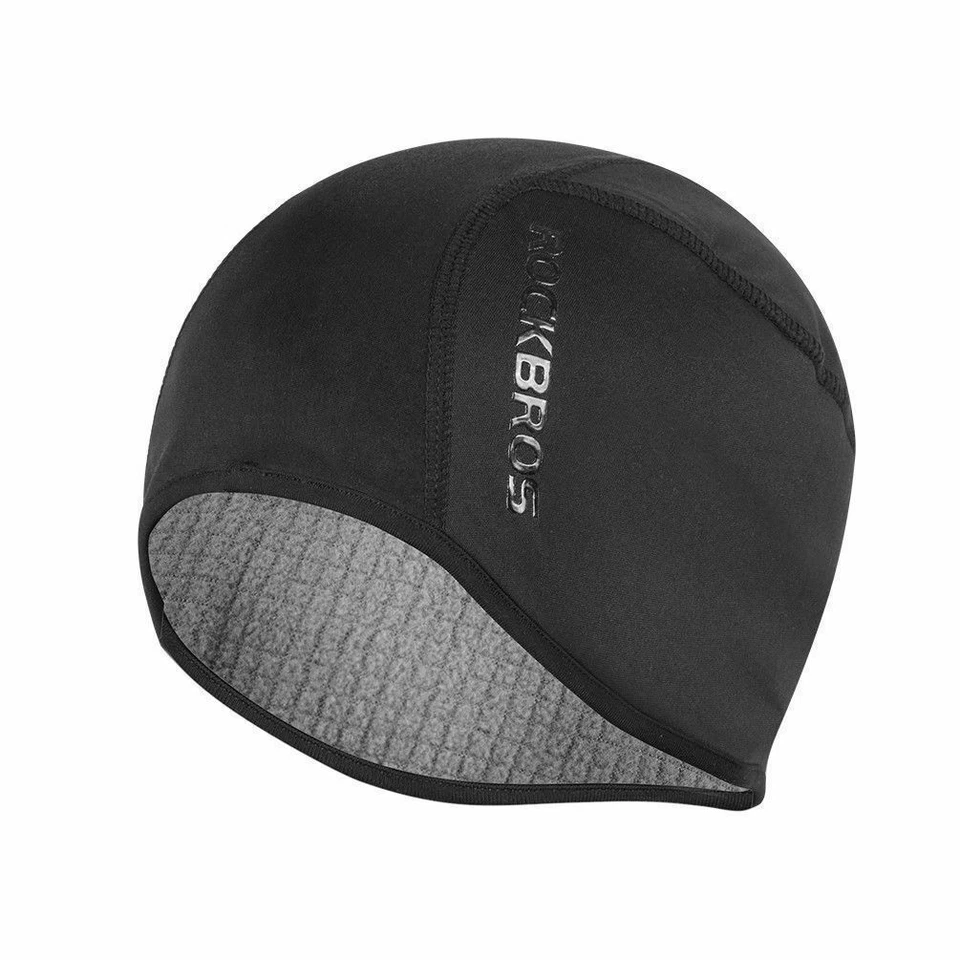 Зимняя велосипедная шапка ROCKBROS флисовая тепловая ветрозащитная уличная шапка-шлем бесплатный размер - Изображение 2 из 2
