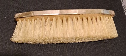 Antique Sterling Silver Backed Clothes Brush - Hallmarked - Art Deco Style - Picture 4 of 8