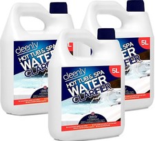Cleenly Water Clarifier Clears Cloudy, Dull Looking Water for Hot Tub & Spa 15L