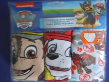 NICKELODEON SUPER ADORABLE PAW PATROL TODDLER BOYS' BRIEFS SIZE 2T - 3T MUST SEE