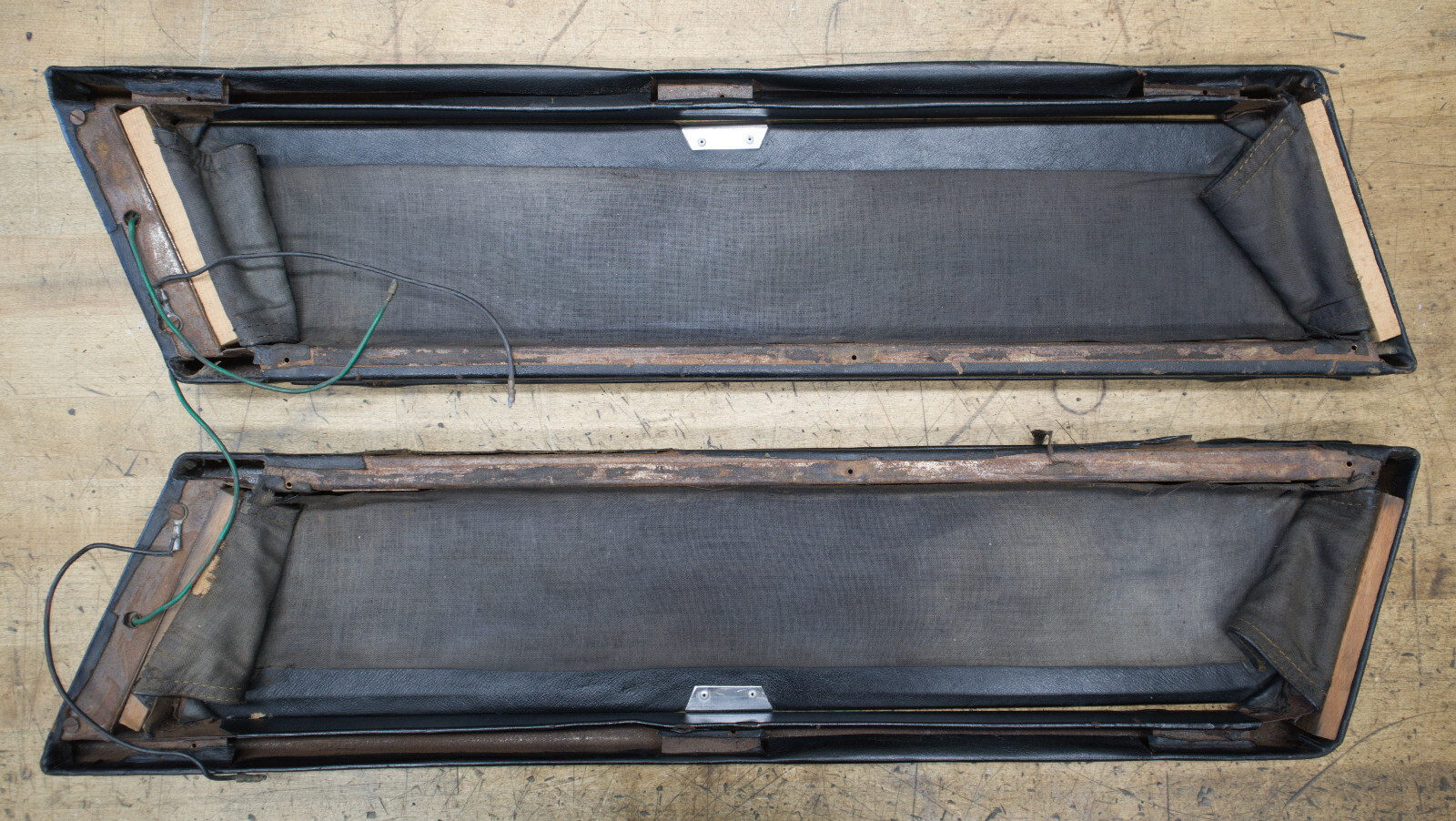 Ferrari 250 GTE 2+2 used door pocket set/pair interior panel original unrestored