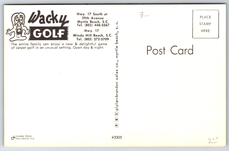 Myrtle Beach SCRoadside Wacky Miniature Golf CourseBathing Beauty