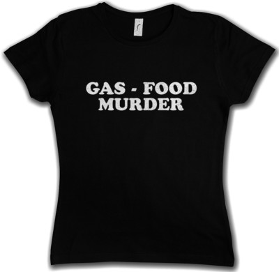 GAS FOOD MURDER WOMEN T-SHIRT House of Zombie Thousand 1000 Corpses Freakshow