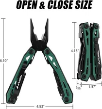 FLISSA 16-in-1 Multi Tool Pliers Self-locking Multipurpose Utility Multi-Tool