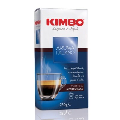 KIMBO Aroma Italiano Ground Coffee 250g / 8.8oz