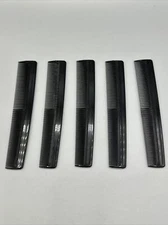 5 Qty Ace 7" Comb Black Made In USA