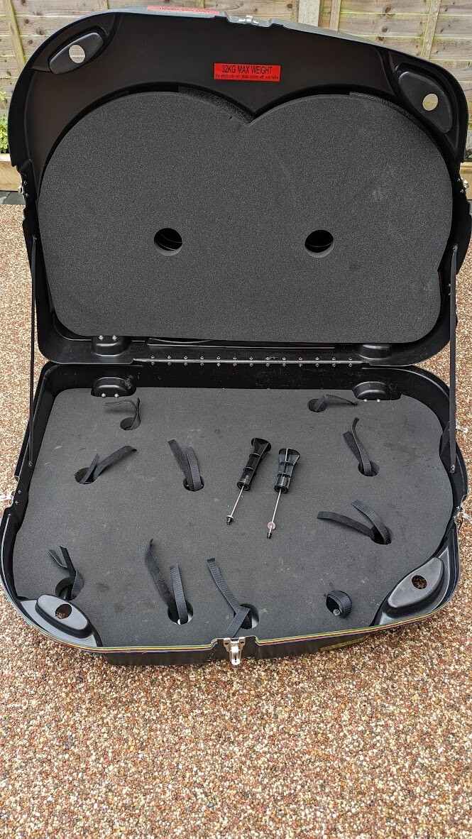 Bonza Bike Box 2 Hard Shell travel Case for Road / Gravel / MTB bikes