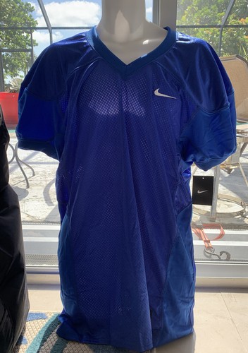 Camiseta de fútbol Nike para hombre 2XL azul malla estilo 535703 nueva con etiquetas - Imagen 1 de 4