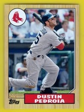 2012 Topps 1987 Minis TM-23 Dustin Pedroia Red Sox 2nd Base