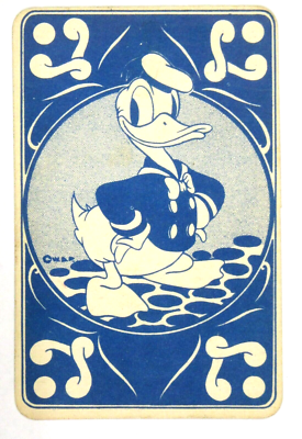 scarce 1940's DAISY DUCK Walt Disney Card from DONALD DUCK game | eBay
