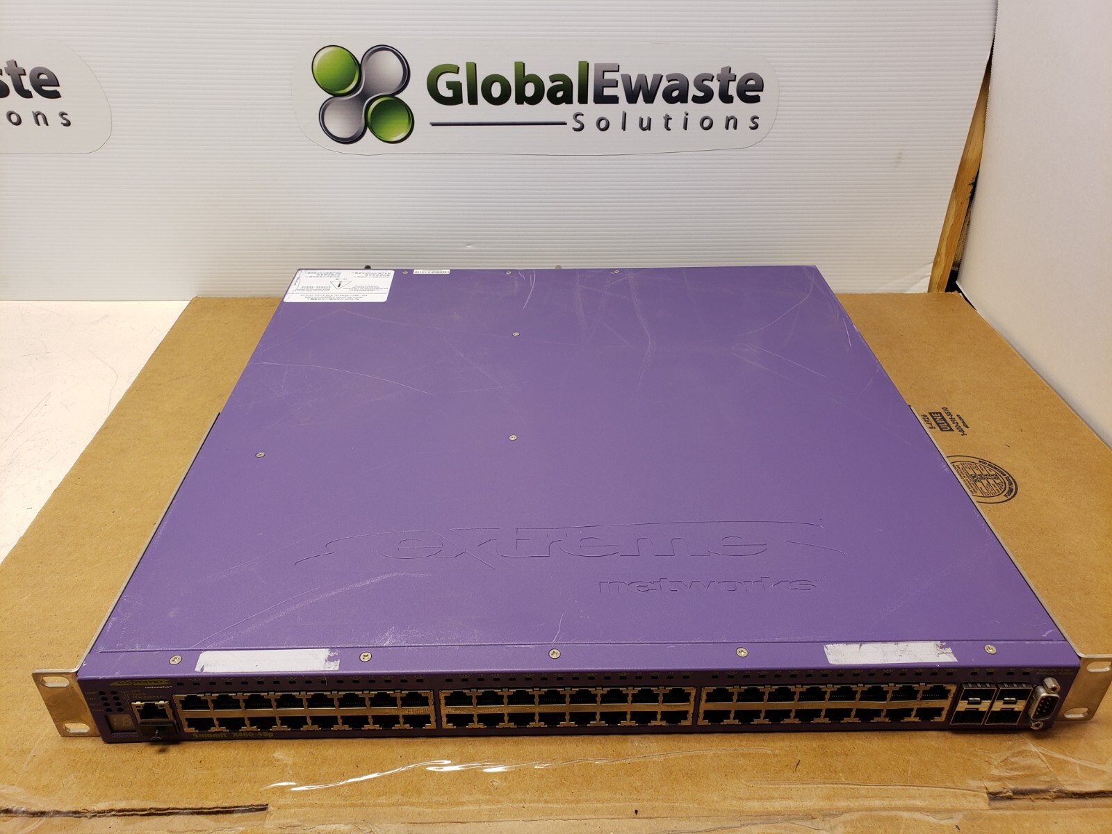 Extreme Networks Summit X460-48p Model 16404-Fully Tested w/Rack Ears ...