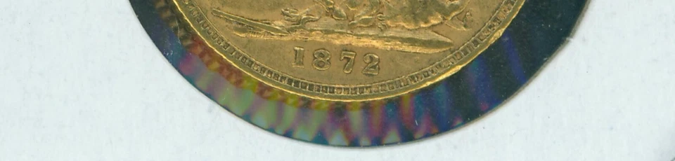 1872 GOLD SOVEREIGN Queen VICTORIA Great Britain UK United Kingdom ENGLAND  - Image 3 of 3