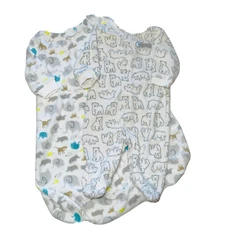 Baby boy Fleece Blanket Sleeping Bag 0-3 Month Fleece Sleeper 3 month Lot 2