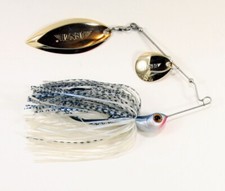 Jenzi Corrigator Pea Cock SL Silver 21G Spinnerbait Predator Wobbler Zander