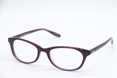 NEW BARTON PERREIRA KELLEY TRANSPARENT PURPLE AUTHENTIC EYEGLASSES 49-18
