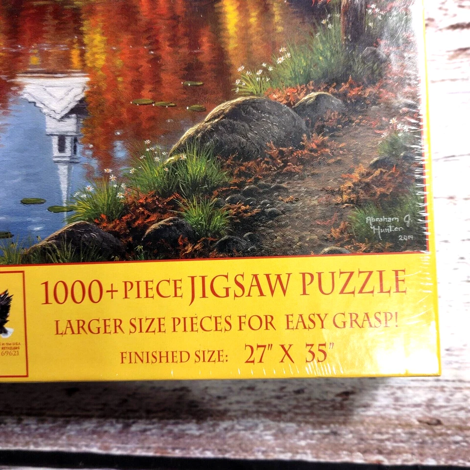 Rompecabezas SunsOut Autumn Tranquility 1000 piezas. Sellado de fábrica. Imagen 27"X35". Foto 2 de 4