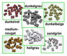 20 x LEGO Brick Wall 1x2 - 7 Different Colours - 98283 - NEW